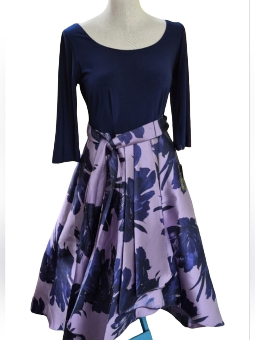 NWT R & M Richards High Low Dress Size 8